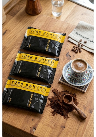 Alâ Türk Kahvesi 3'lü Paket 3x100g Ekonomik Paket Diğer