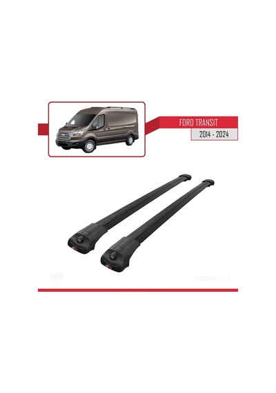 Ford Transit 2014 Ve Sonrası İle Uyumlu Ace-1 Ara Atkı Tavan Barı Siyah