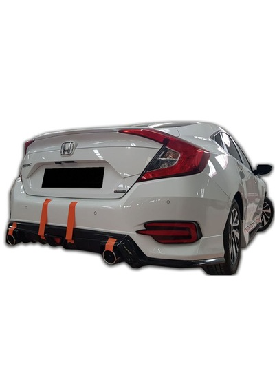 Honda Civic Fc5 Mügen 2015 - 2022 Arka Ek Plastik Boyasız