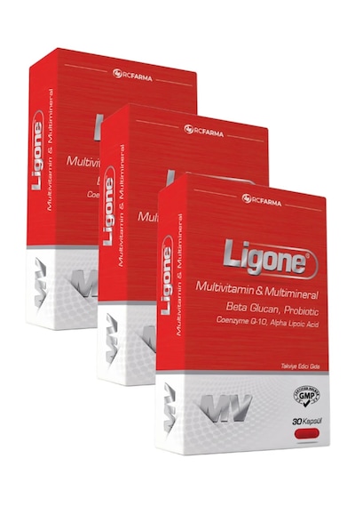 Ligone Beta-Glucan Probiotic 3 x 30 Kapsül