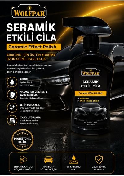 Seramik Etkili Cila