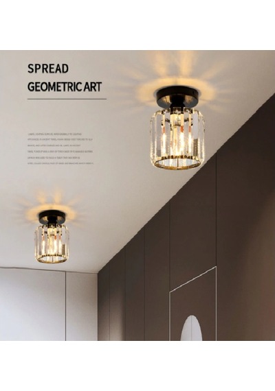 Luna Lighting Luxury Siyah Plafonyer Avize LUNAMSLS-1 Siyah