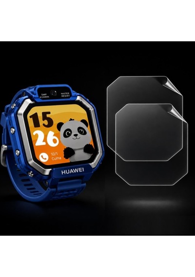 Huawei Watch Kids X1 İle Uyumlu Ekran Koruyucu Tpu, Tam Kaplayan Akıllı Saat Koruması 2 Adet, Çizilmeye Dayanıklı Şeffaf Koruma Çok Renkli