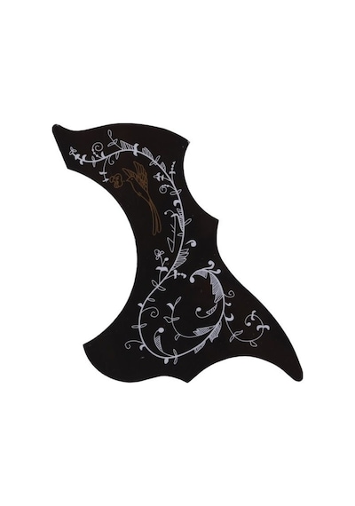 Pg150 Pickguard Gitar Pena Koruyucu Kuş Desenli Pickguard