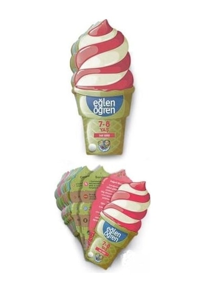 Eğlen Öğren Ice Cream -  360 Soru 7- 8 Yaş