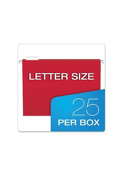 Dönüşümlü Askılı Klasörler Mektup Boyutu Kırmızı 1 5 Kesim 25 Bx 81608