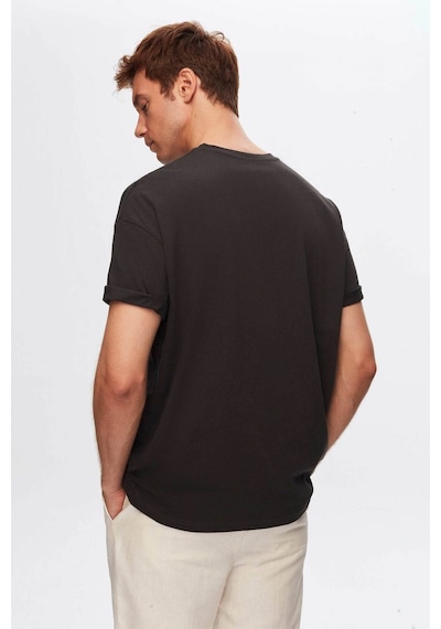 D's Damat Ds Damat Comfort Antrasit %100 Pamuk T-shirt 6HC14ORT02006 Antrasit