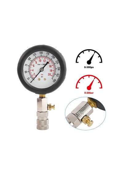 6221 Benzinli Motor Kompresyon Silindir Basınç Test Kiti 8 Parça