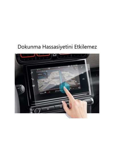 Citroen C3 Ekran Koruyucu 7 İnç Multimedya Navigasyon ' Sadece Ekran Koruyucu