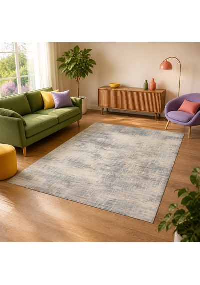 Kartela Halı Alea Halı Jüt Taban Dokuma Halı Açık Gri - 60 X 90 Cm