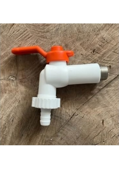 Kollu Bahçe Muslugu 1/2 Küresel Vana Plastik Musluk 1 Adet Diğer