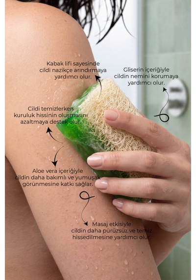 Aloe Vera Kabak Lifli Sabun 130 Gr Karışık