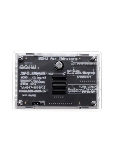 PM2.5 TVOC CO2 HCHO AQI Hava Kalitesi Monitörü - B3