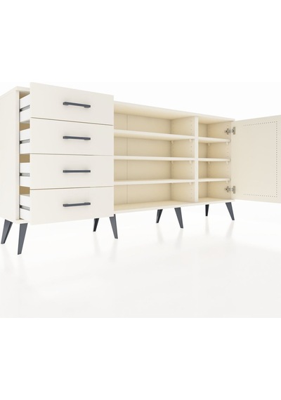 Arges Konsol 6 Raflı 4 Çekmeceli Tek Kapaklı 176x30x83 Aytaşı-aytaşı/aytaşı Aytaşı/aytaşı Arges Konsol 6 Raflı 4 Çekmeceli Tek Kapaklı 176x30x83 Aytaşı-aytaşı/aytaşı Aytaşı/aytaşı