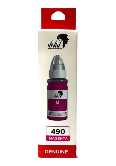 Canon 490 Kırmızı Muadil Mürekkep 70 Ml Vivid Diğer