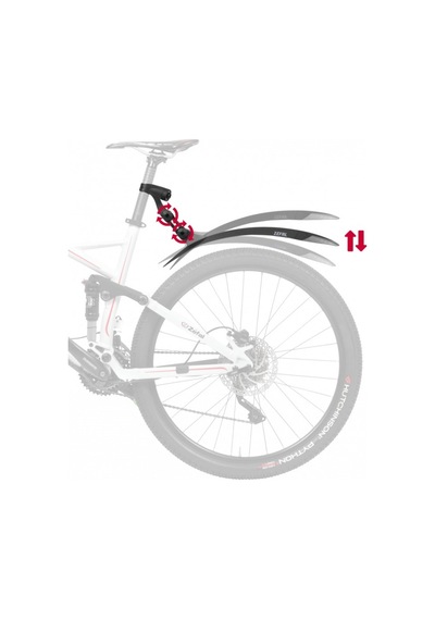 Zefal Deflector Rm90+ Mtb Bisiklet Plastik Arka Çamurluk Siyah