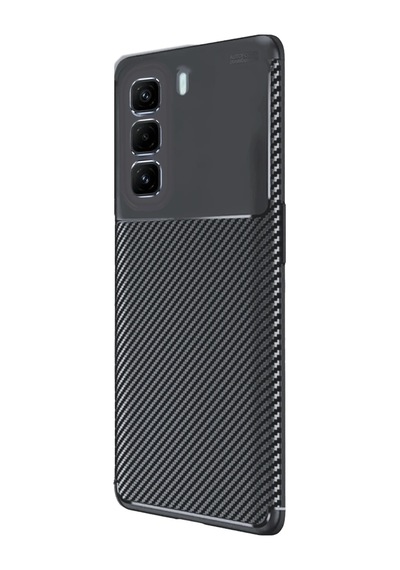 Cosmotex Newface İnfinix Hot 50 Pro Plus 4g Auto Focus Karbon Kapak - Siyah