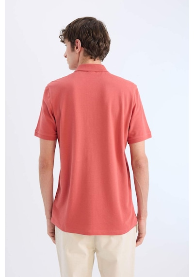 DeFacto %100 Pamuk Regular Fit Polo Yaka Kısa Kollu Basic Düz Pike Kumaş Tişört C1293AX25SPOG368