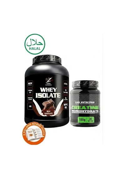 Isolate Whey% 100 Protein 450 Gr / 18 Servis Mılk Chocalate + Creatine 150 Gr