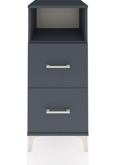 Hyperion Komodin Tek Raflı 2 Çekmeceli 44x44x106 Antrasit-ant... Antrasit