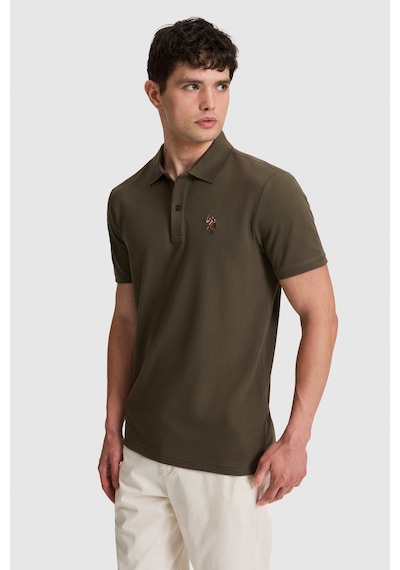 U.S. Polo Assn. U.s. Polo Assn. Erkek Koyu Haki Tişört Basic 50326972-vr111
