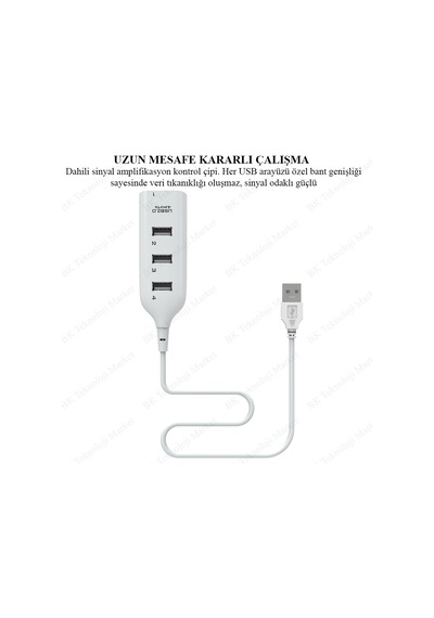 4 Port Usb Hub Usb Çoğaltıcı Çoklayıcı Pc Laptop Usb Çoklama
