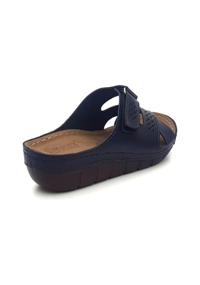 Mulex 2354 Kadın Çapraz Cırtlı Comfort Terlik