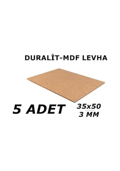 Cem Ysfx Adet Duralit Mdf Levha 35X50 3Mm Kalınlık -Resim Altlığı Life Sell 721051