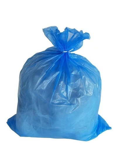Çöp Torbası Battal Boy 10'lu X 5 Rulo Mavi Çöp Poşeti 75x90 Cm