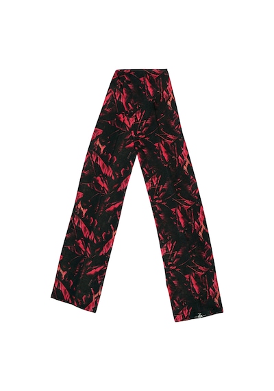 Feu De Elu Foulard Nissa Desenli Saten Fular