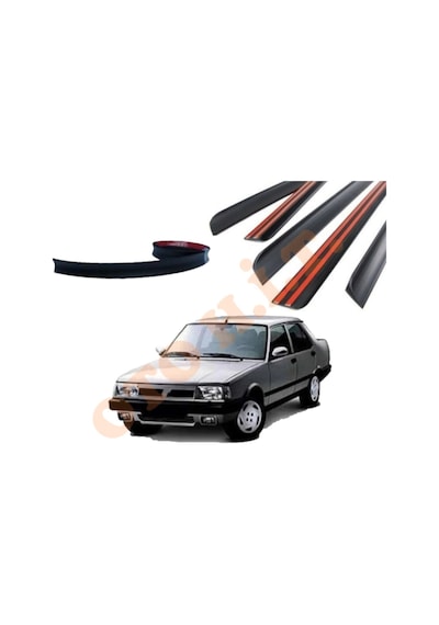 Fiat Tofaş Şahin - Doğan Uyumlu Bagaj Üstü Spoiler Mat Siyah