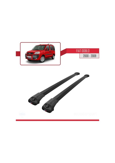 Fiat Doblo 2000-2009 Arası İle Uyumlu Ace-1 Ara Atkı Tavan Barı Siyah