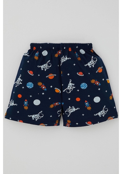 Breeze Erkek Bebek Şortlu Pijama Takımı Galaksi Temalı Astronot Desenli 9 Ay-3 Yaş, Lacivert Breeze Erkek Bebek Şortlu Pijama Takımı Galaksi Temalı Astronot Desenli 9 Ay-3 Yaş, Lacivert