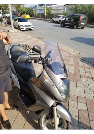 Zeus Motor 2002-2010 Honda Fjs 400 Silverwing Uyumlu Ön Cam Açık Füme