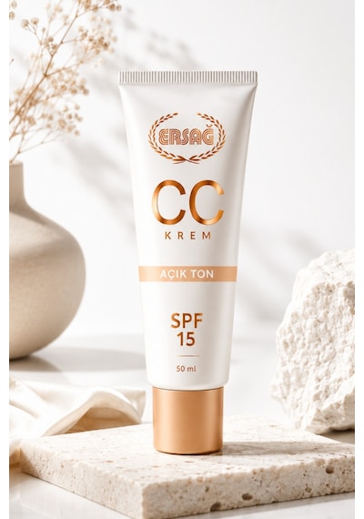 Ersağ CC Krem Açık Ton 50 ML