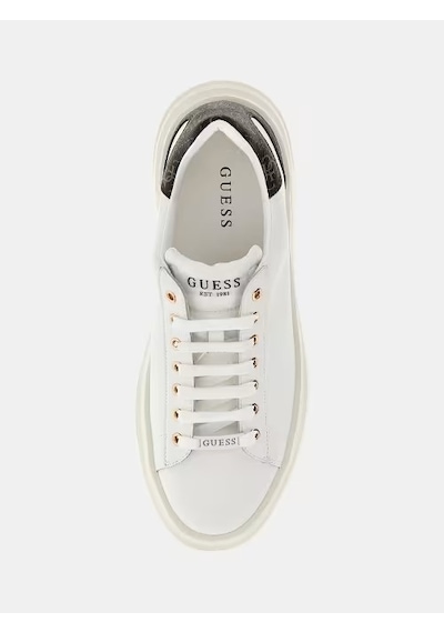 Guess Elba 4g Logolu Erkek Sneaker Ayakkabı Fmpvıblea12 Beyaz