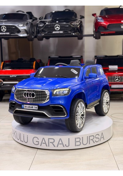 Audi Akülü Araba 0-6 Yaş Özel Plaka Hediye Lacivert