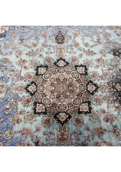 Hoom Rugs Tebriz Kr03 150 Tarak Makina Halısı Çok Renkli
