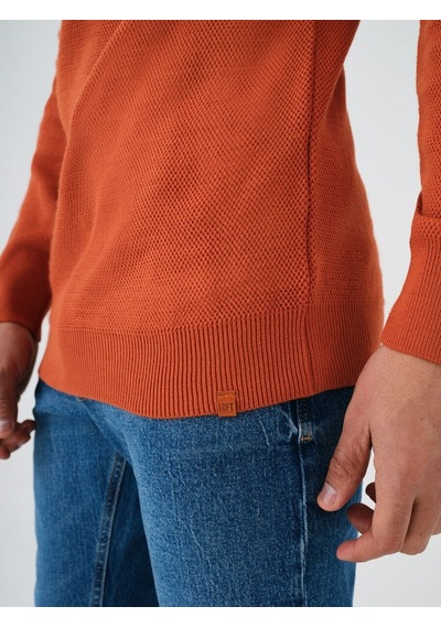 LOFT Regular Fit Erkek Kazak Pumpkin