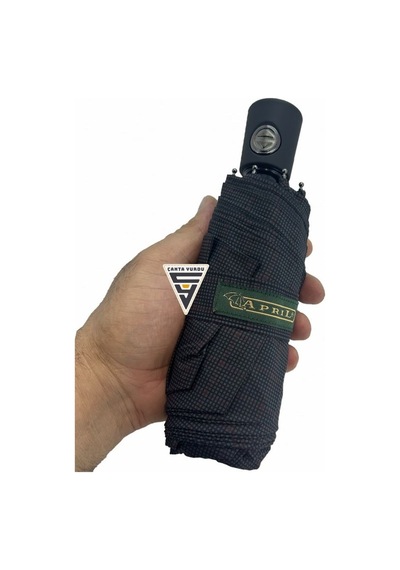 Çantayurdu April A-210g A4 Süper Mini 8 Telli Tam Otomatik Şemsiye Siyah