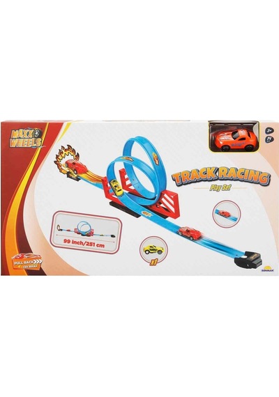 Maxx Wheels Pist Yarışı Oyun Seti Çok Renkli