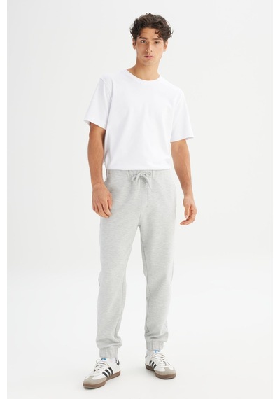 Erkek Pike İnterlock Sweatpant Gri Melanj