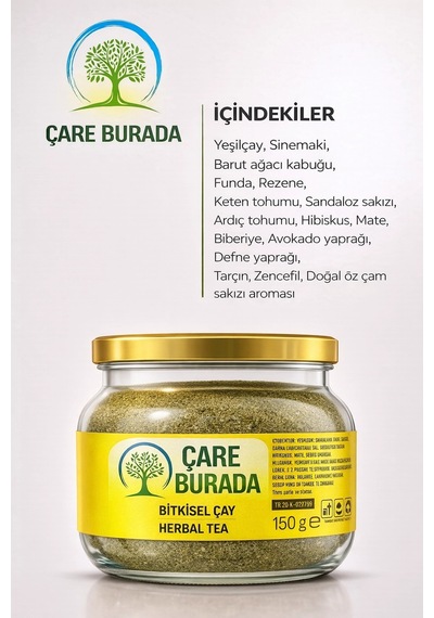 Çareburada Bitkisel Çay 150 G Formunu Korumaya Destek Bitkisel Çay