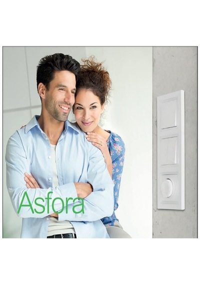 Schneider Electric Asfora Krem İkili Anahtar Çerçevelidir N11.747