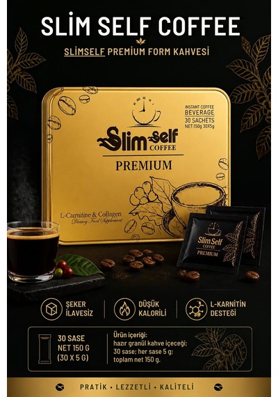 Slimself Form Kahvesi Premium 30 Şase L-carnitine & Collagen 150g 30 Day