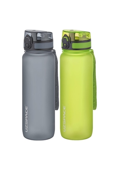 Uzspace Tritan Bpa'sız 25 CM Su Matarası 2'li Set 800 ML