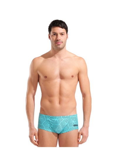 Arena Allover Swim Low Waist Short Erkek Mavi Yüzücü Düşük Bel Mayo 011888580 Mavi Mavi