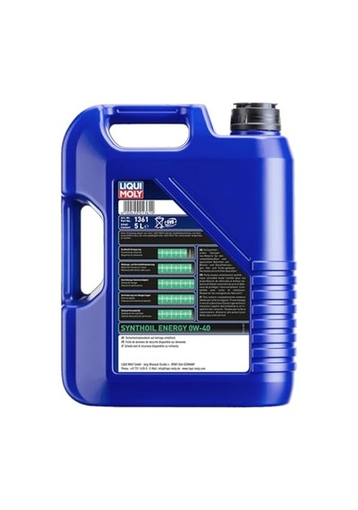 Sentetik Yağ Energy 0w-40 5 L Otomotiv Bakım Ürünü