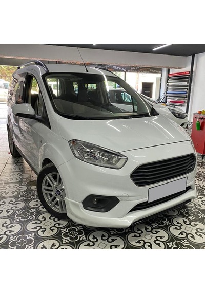 Ford Tourneo Courier 2018-2023 Makyajlı Kasa Uyumlu Boyasız Plastik Servis Model Ön Ek