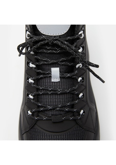 Bot Kar Erkek 80d2480080-n001 Moon Boot Luna Trek Mid Nylon Black Siyah